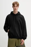 Mikina adidas Originals Baggy Hoodie pánská, černá barva, s kapucí, hladká, JY1412