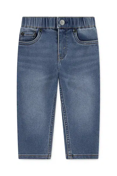 Kojenecké džíny Levi's SLIM DOBBY PULL ON 6EN723