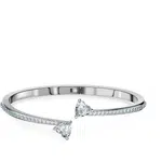 Swarovski Třpytivý pevný náramek Mesmera 5518814 L - 6,2 cm