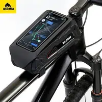 Cestovní pouzdro WILDMAN na rám kola se zipem 1l (4" - 7") M90, černá