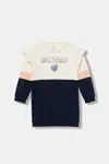 Dětské bavlněné šaty Guess tmavomodrá barva, mini, K5YK06 KA6R4