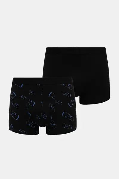 Boxerky Fila 2-pack černá barva, FU5317/2