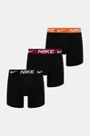 Boxerky Nike 3-pack pánské, černá barva, 0000KE1157