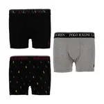 Dětské boxerky Polo Ralph Lauren 3-pack černá barva