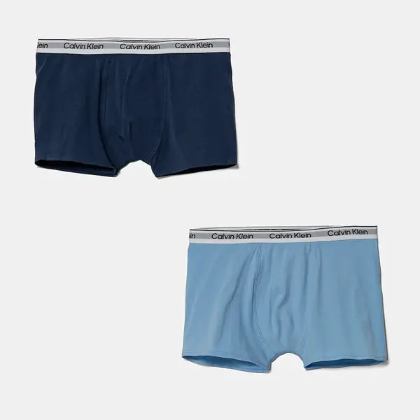 Dětské boxerky Calvin Klein Underwear 2-pack tmavomodrá barva, B70B700506