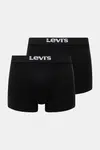 Boxerky Levi's 2-pack pánské, černá barva, 37149.0824-005