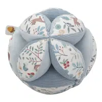 Little Dutch Forest Friends Sensory Gripping Ball textilní míček 0 m+ Blue 1 ks
