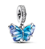 Pandora Okouzlující přívěsek Motýl z muranského skla 792698C01