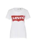 LEVI'S ® Tričko 'Perfect Tee'  červená / šedobiela