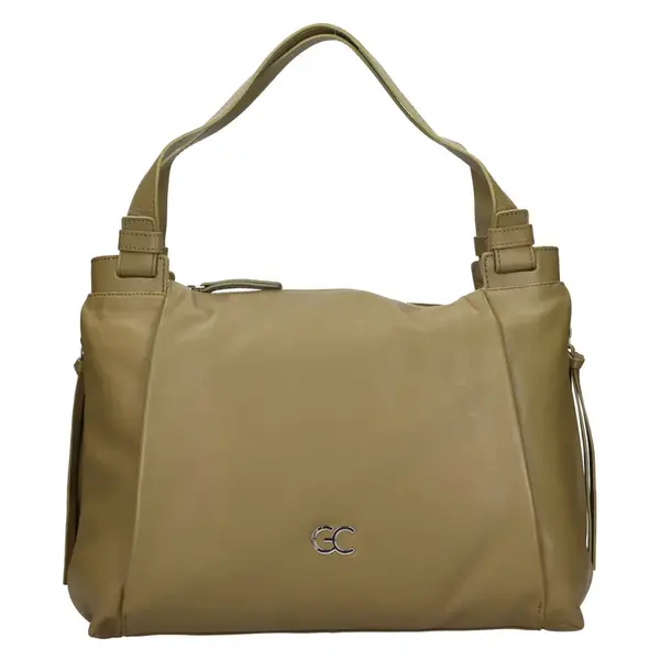 Dámska kožená kabelka Gianní Conti Marcela - zelená