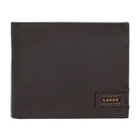 Pánská kožená peněženka Lagen Amadus - hnědo-oranžová