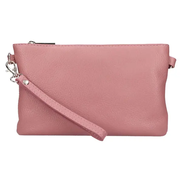 Dámské kožené plesové psaníčko Italia Tea - starorůžová