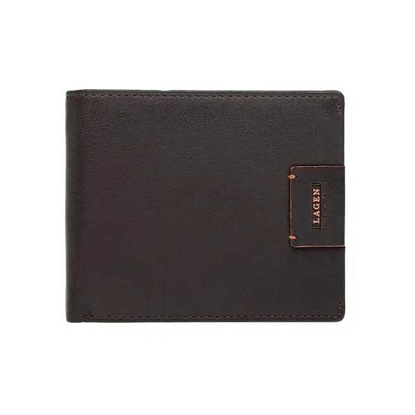 Pánská kožená peněženka Lagen Ernesto - hnědá