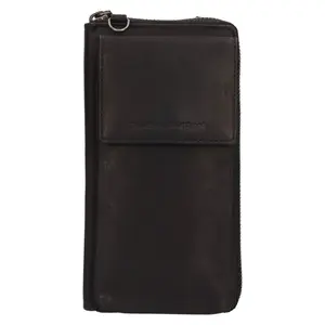 Dámská kožená crossbody kabelka s peněženkou The Chesterfield Brand Lauri - černá