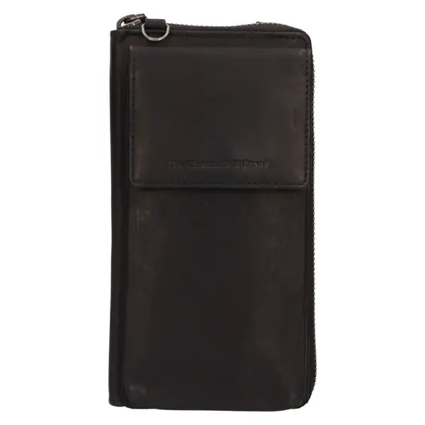 Dámská kožená crossbody kabelka s peněženkou The Chesterfield Brand Lauri - černá