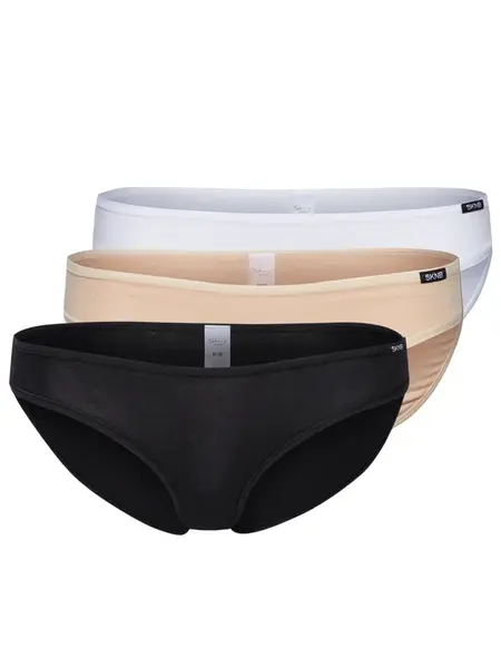 Skiny Nohavičky  telová / čierna / biela