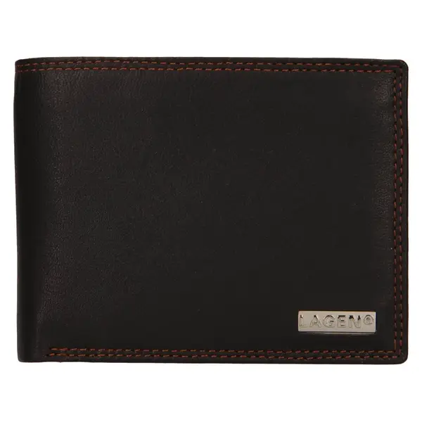 Pánska kožená peňaženka Lagen Norbert - tmavo hnedá