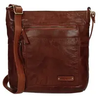 Dámska kožená crossbody kabelka Enrico Benetti Eva - koňak
