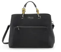 Dámska kabelka Tamaris Renia Business Saffiano - čierna