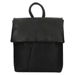 Kožený batoh HGL Town - čierna