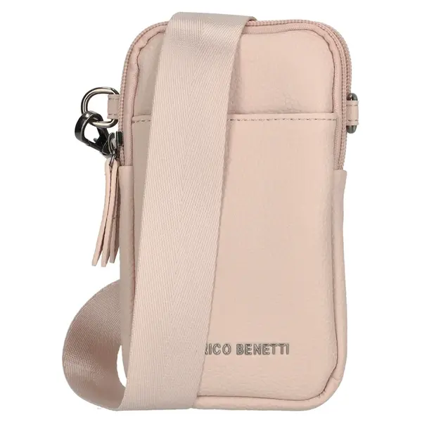 Dámská kabelka na mobil a doklady Enrico Benetti Ornel - růžová
