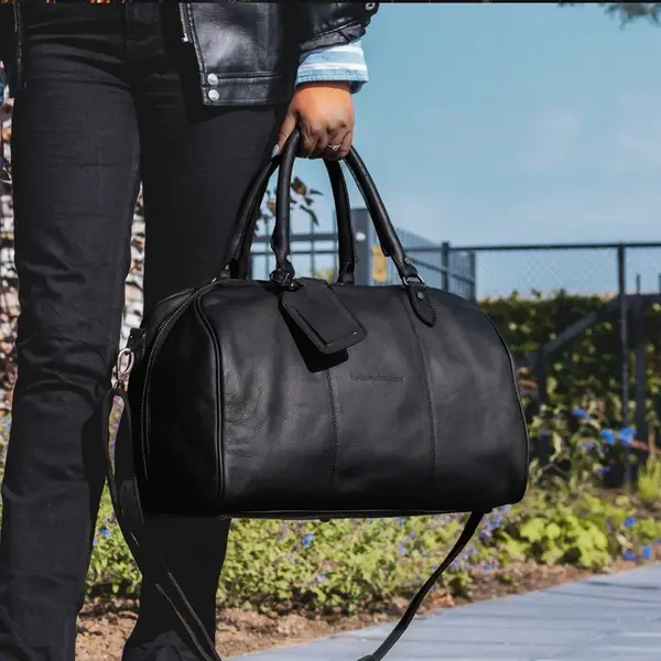Pánská kožená cestovní taška The Chesterfield Brand Liam - černá
