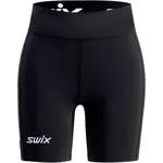 Swix PACE HIGH WAIST W Dámské běžecké kraťasy, černá, velikost