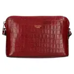 Kožená dámska crosbody kabelka Katana Sini - červená