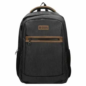 Moderní pánsky batoh Enrico Benetti Munchen - čierno-šedá