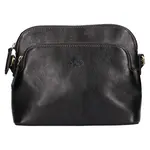 Kožená dámska crosbody kabelka Katana Kaise - čierna