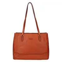 Dámska kožená kabelka Hexagona Eleanor - hnedá