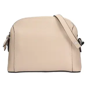 Kožená dámska crosbody kabelka Katana Rika - béžová