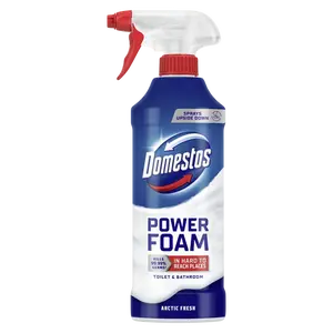 DOMESTOS Power Foam Arctic Pěnový čistič toalet a koupelen 435 ml