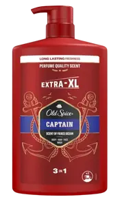 OLD SPICE Captain Sprchový gel a šampon pro muže s tóny santalového dřeva a citrusů 1000 ml
