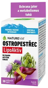 NATUREVIA Ostropestřec LipoAktiv 30 kapslí