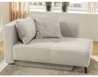 Rozkládací pohovka Rex, šedo-béžová strukturovaná látka