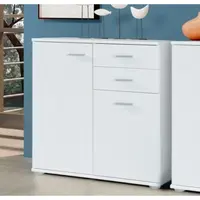 Skříňka se zásuvkami Mike, bílá