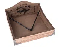 Box na ubrousky Vintage Home 21x11 cm, dřevěný
