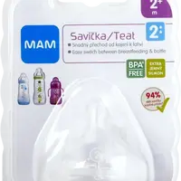 MAM Dudlík na lahev V2-střední 2+m. S