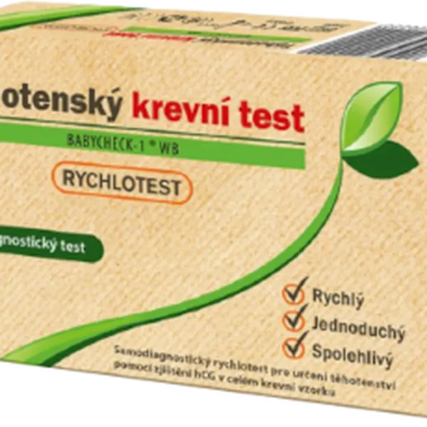 VITAMIN STATION Rychlotest Těhotenský krevní test