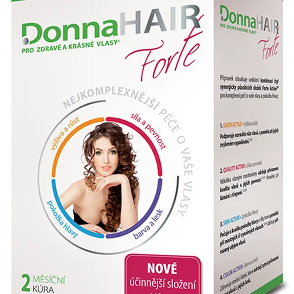 DONNA HAIR Forte 2-měsíční kúra 60 tobolek