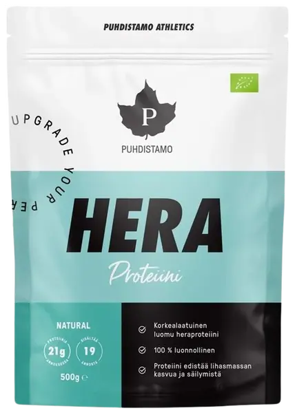 PUHDISTAMO HERA Protein BIO natural 500 g