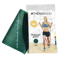 THERABAND Posilovací guma, zelená, silná, 2 m