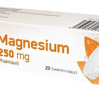 PHARMAVIT Magnesium 250mg 20 šumivých tablet