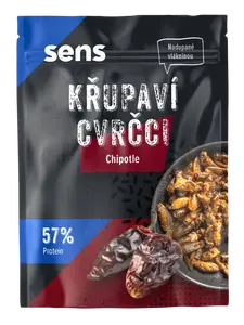 SENS Křupaví a pražení cvrčci - Chipotle 16 g