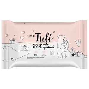 LUBA Tuli dětské vlhčené ubrousky s 97 % vody a panthenolem 60 ks
