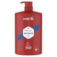 OLD SPICE Whitewater Sprchový gel a šampon pro muže se svěží vůní 1000 ml
