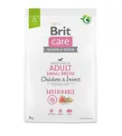 Brit Care Dog Sustainable Adult Small Breed Chicken & Insect 3 kg | Granule pro psy