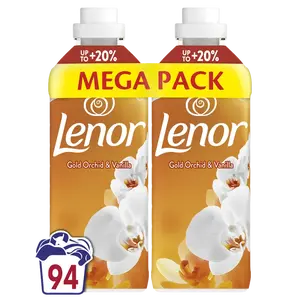 LENOR Aviváž, Orchid & Vanilla, 94 praní, 2 x 987 ml