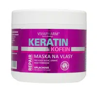 VIVAPHARM Keratinová vlasová maska 600 ml